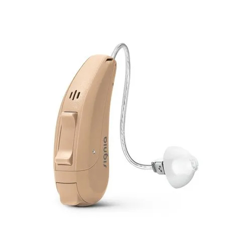 Signia Intuis 3 Ric Hearing Aids - Color: Cream