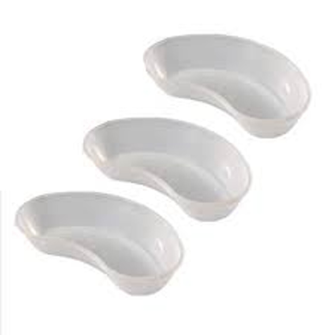 Single Use Kidney Tray - Plastic, White Color | Single Use Surgical Holloware, Sterilization Method: Steam/eo, Ideal For Clinics & Operating Rooms