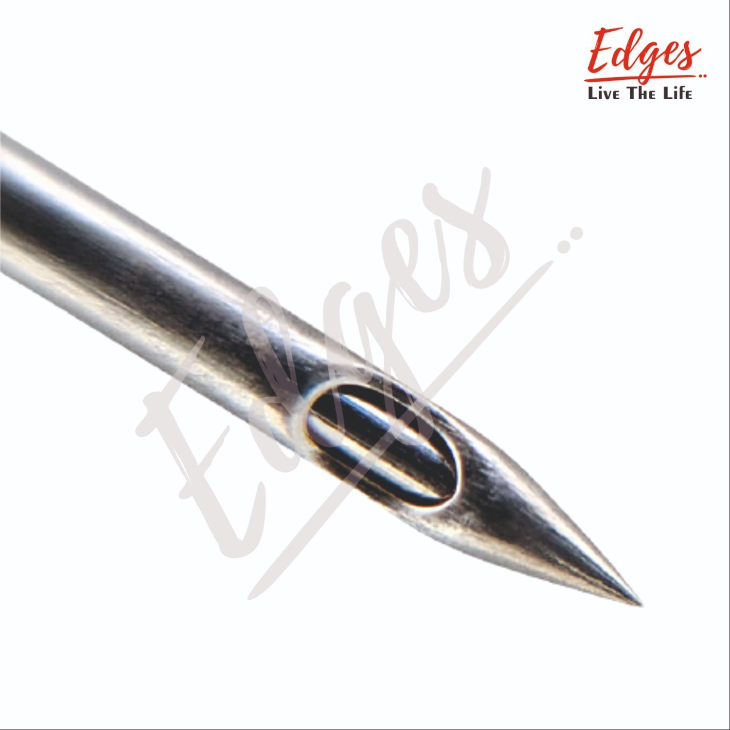 Pencil Point Spinal Needle - Steel, White | Ultra-sharp Tip, Minimal Tissue Trauma, Atraumatic Insertion, Seamless Guidewire Navigation