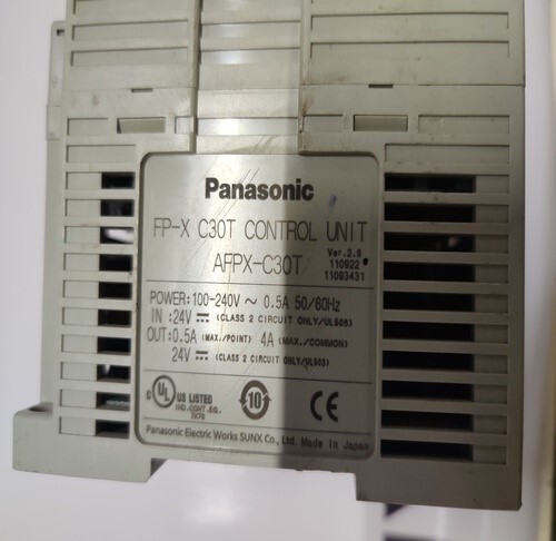 Panasonic Afpx-c30t Programmable Logic Controller