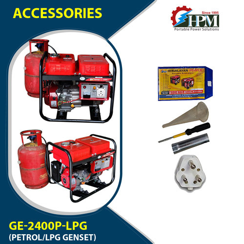 Petrol And Lpg Run 2.1 Kva Lpg Generator Model Ge-2400p-lpg Recoil Start