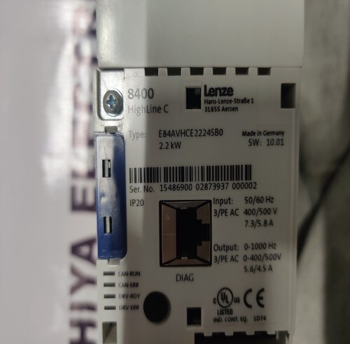 Lenze E84avhce2224sb0 Frequency Inverter Drive - Compact Design, Efficient Motor Control, Energy-saving Technology