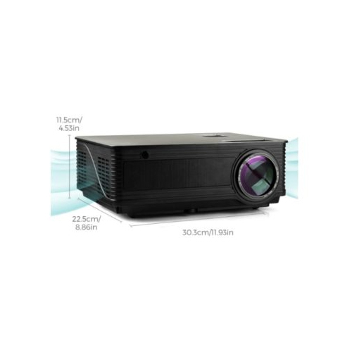 TS-FHD11 LED Projector - High Resolution, Portable Design | Available Lens, Versatile Viewing Experience