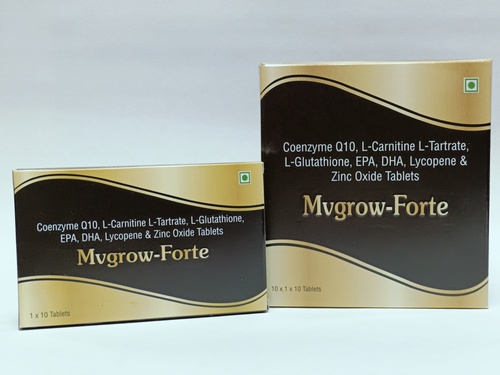 Coenzyme Q10 L Carnitine L Tartrate L Glutathione Epa Dha Lycopene Zinc Oxide Tablets