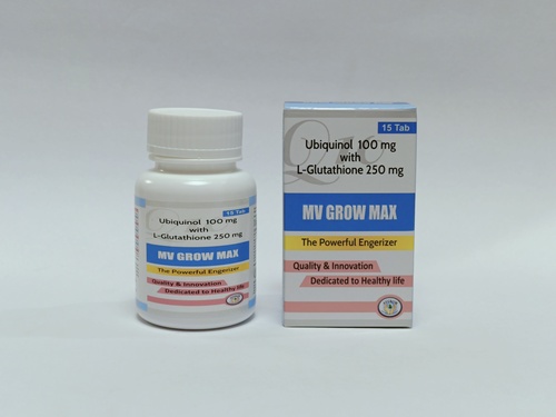 यूबिक्विनोल 100mg के साथ L ग्लूटाथियोन 250mg