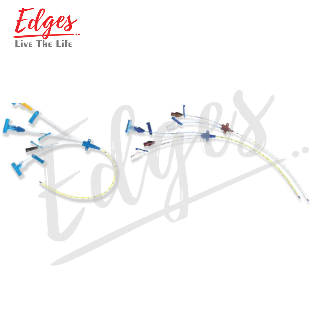 8.5fr 20cm Quad Lumen Cvc Kit Advanced Tip Design Splittable Introducer Radiopaque Markers Use: Hospital