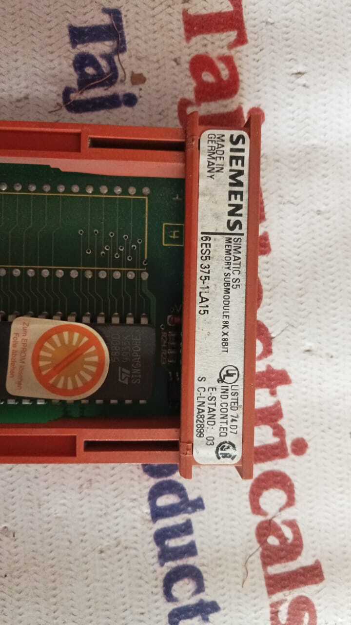 Siemens 6es5 375-1la15 Memory Submodule