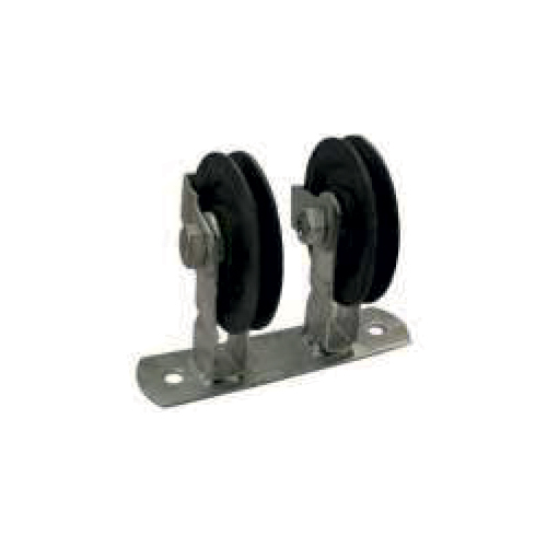 Double Curtain Pulley With Bearing - BPP-803 Model Variants (A, B, C) | Durable Design for Smooth Operation and Enhanced Weight Distribution