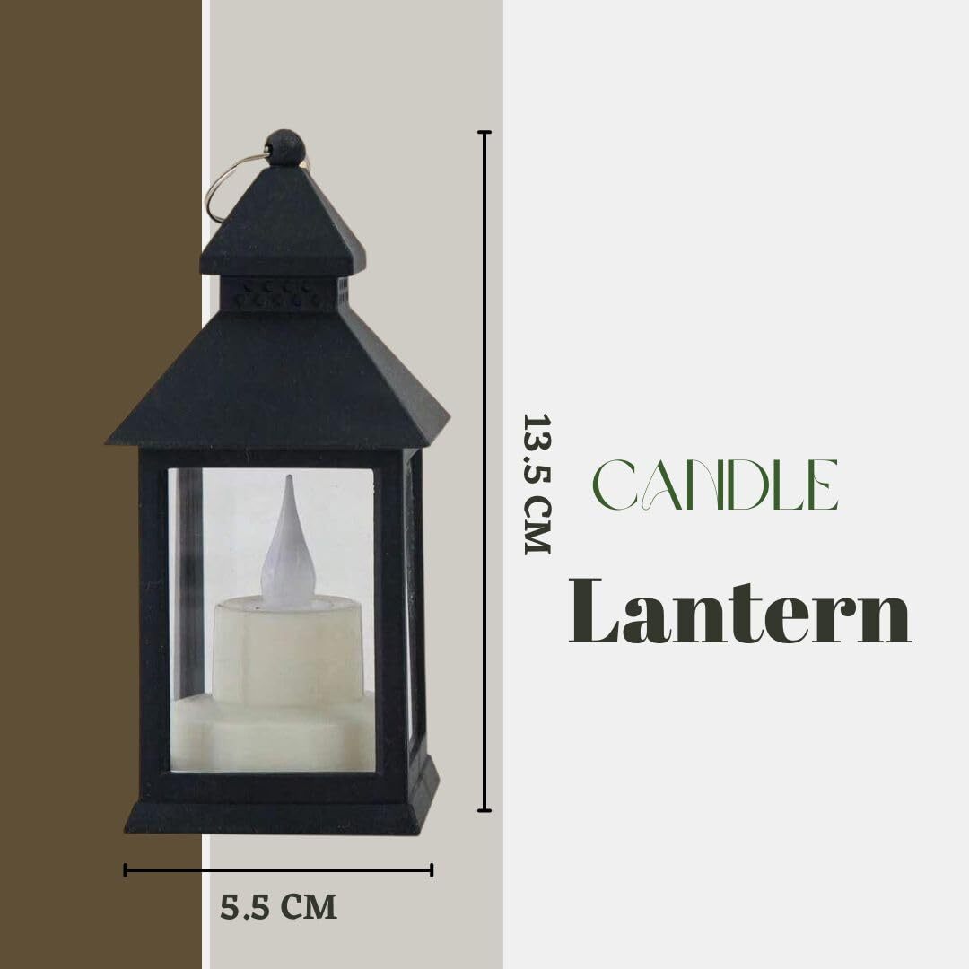 Candles Lantern - Wind-proof Container Lights | Flame-less, Non-melting Wax, Perfect For Indoor & Outdoor Decor, Ideal For All Occasions