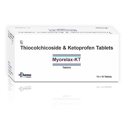 Thiocolchicoside 4mg And Ketoprofen 50mg Tablets General Medicines