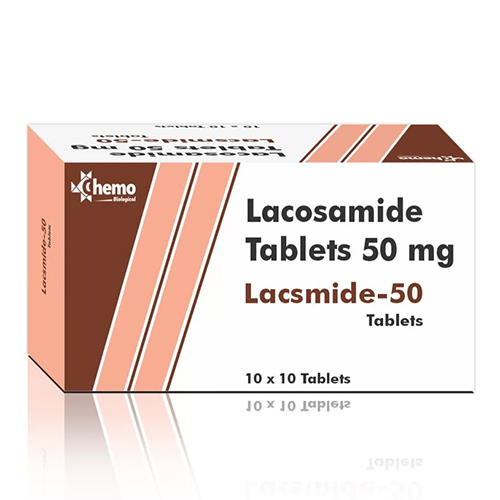 50mg लेकोसामाइड टैबलेट्स