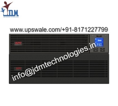 Apc Make 10 Kva 3/1:1 Phase Rack Mountable Easy On-line Ups ( Make In India ) - Color: Black