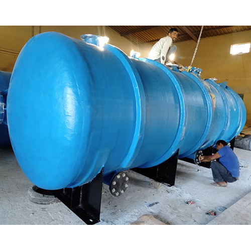 Industrial Frp Storage Tank - Color: Blue