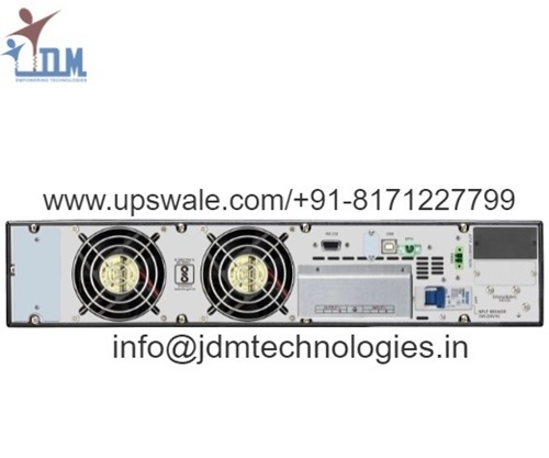 Apc Easy Ups On-line Srv 2000va Rt - 632x438x172 Mm, Black | 10 Minutes Back-up Time, 230v Output Voltage, 1 Year Warranty, 49.3 Kg Weight