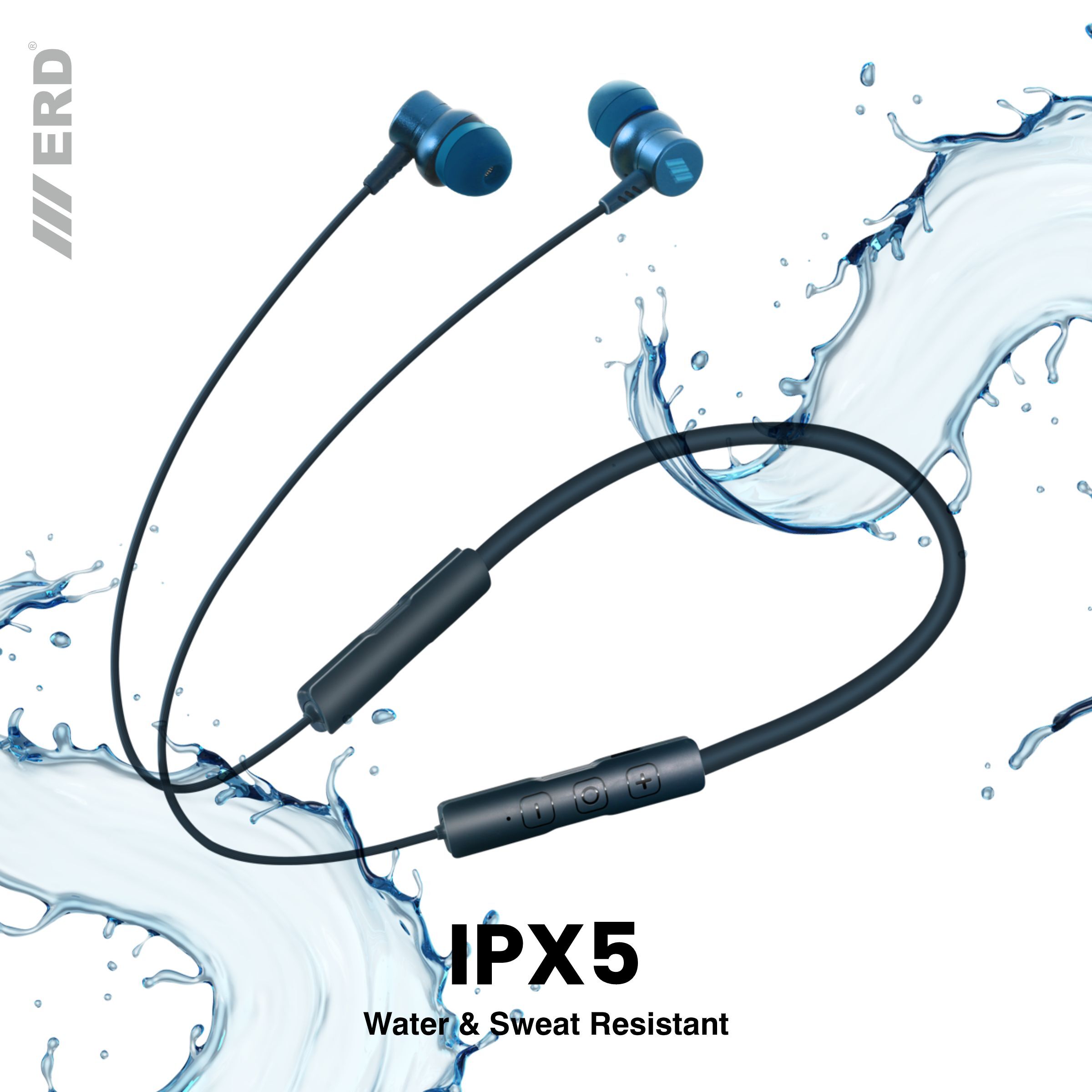 Erd We-21 Pro Wireless Earphone (Independence Blue) Bluetooth Version: V 5.0