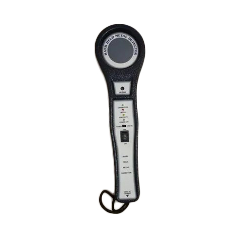 Hand Held Metal Detector - Metal & PVC Build | Manual Function, Alarm Option, Commercial Use, Warranty Included