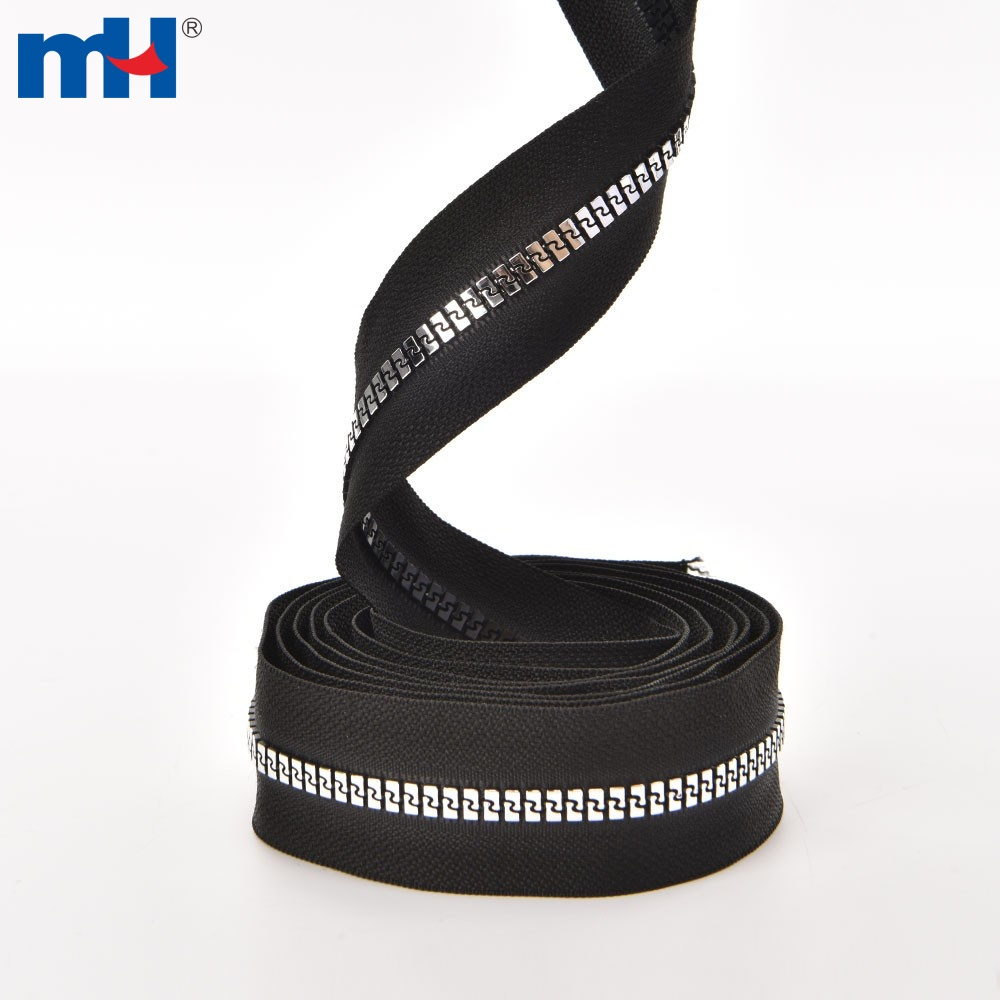 Plastic Long Zipper Chain No. 5 Music Teeth Vislon Plastic Zipper Roll Resin Zipper Made By Order No Stock