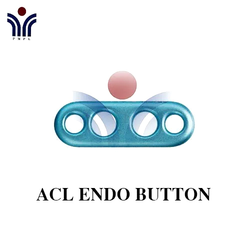 Blue Acl Endo Button Plate