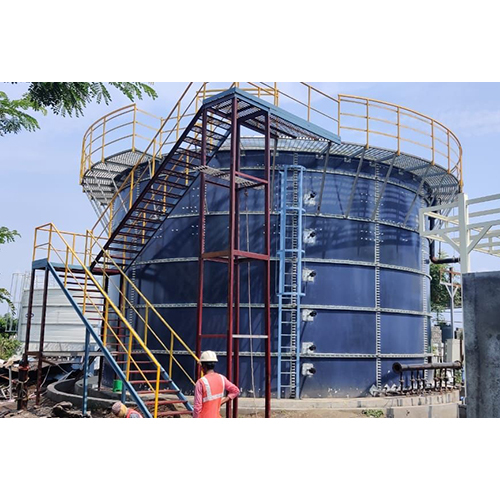 Glass Fused Bolted Steel Tank Application: Industrial