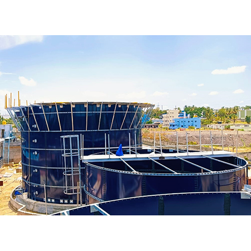 Glass Fused Bolted Steel Tank Application: Industrial