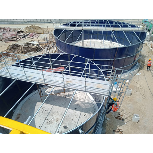 Glass Fused Bolted Steel Tank Application: Industrial