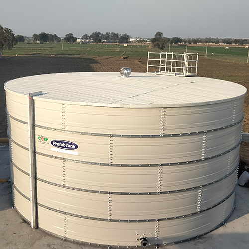 Bolted Tanks - Customized Size, Off White Color | Industrial Application, New Condition