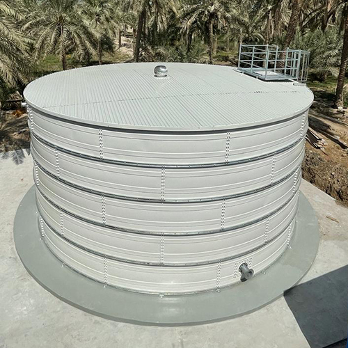 Bolted Tanks - Customized Size, Off White Color | Industrial Application, New Condition