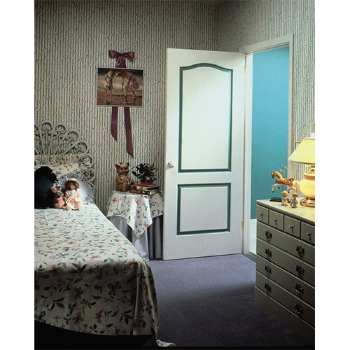 मेसोनाइट 2 पैनल आर्क टॉप चिकने दरवाजे