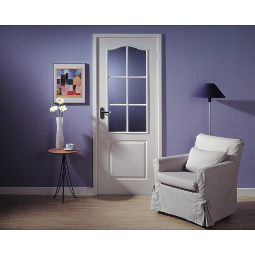 मेसोनाइट 2 पैनल आर्क टॉप टेक्सचर्ड डोर