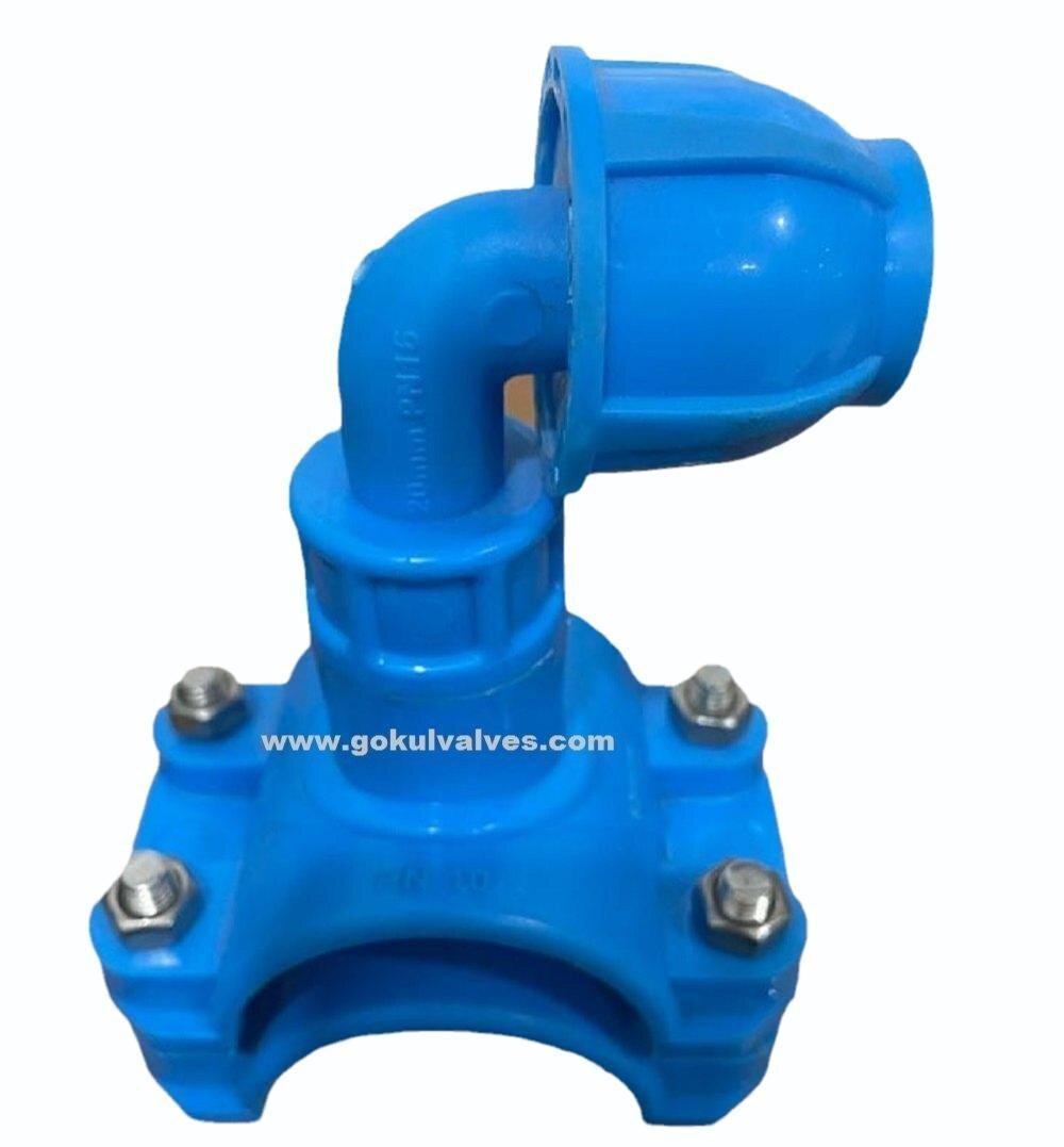 Hdpe Electofusion Tapping Saddle - Color: Black