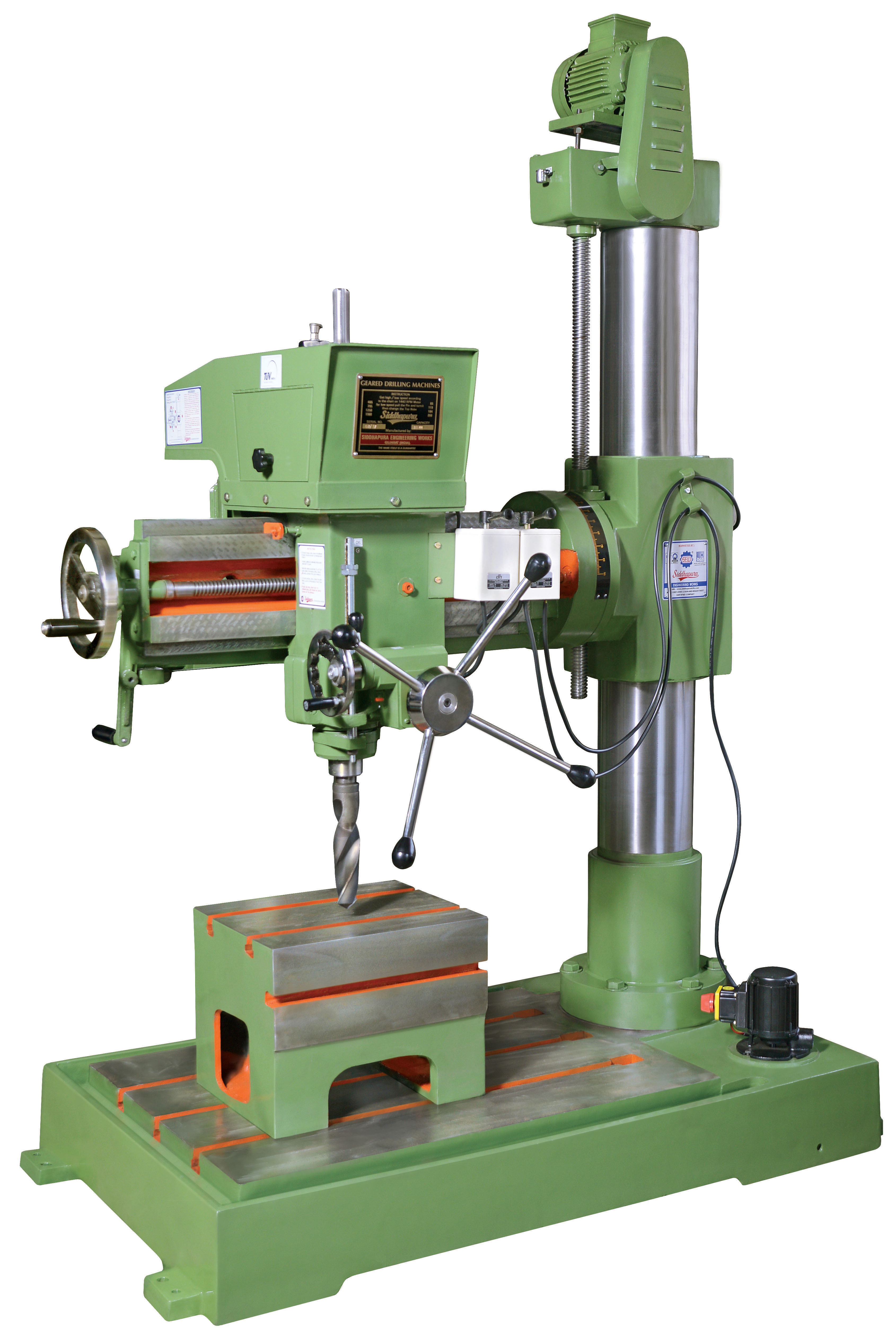 Radial Drill Machine - Semi Automatic Operation, Electric Power Source