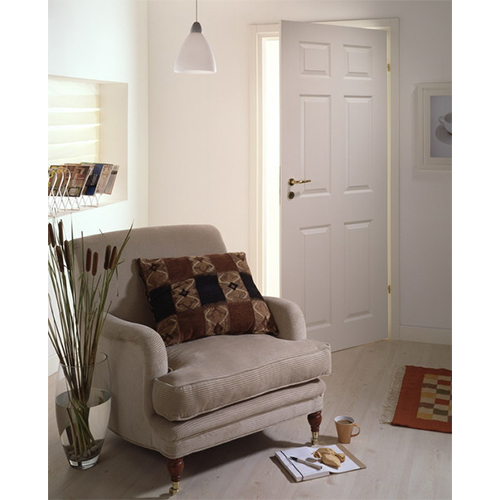 मेसोनाइट 6 पैनल बनावट वाले दरवाजे