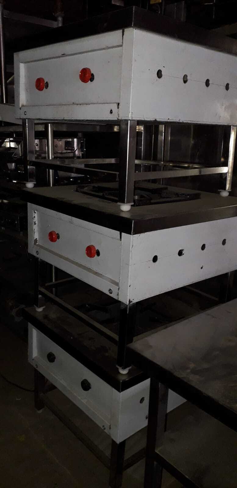 Single Burner Range - Stainless Steel, Standard Size, Manual Operation | Refurbished Second Hand Kitchen Equipment