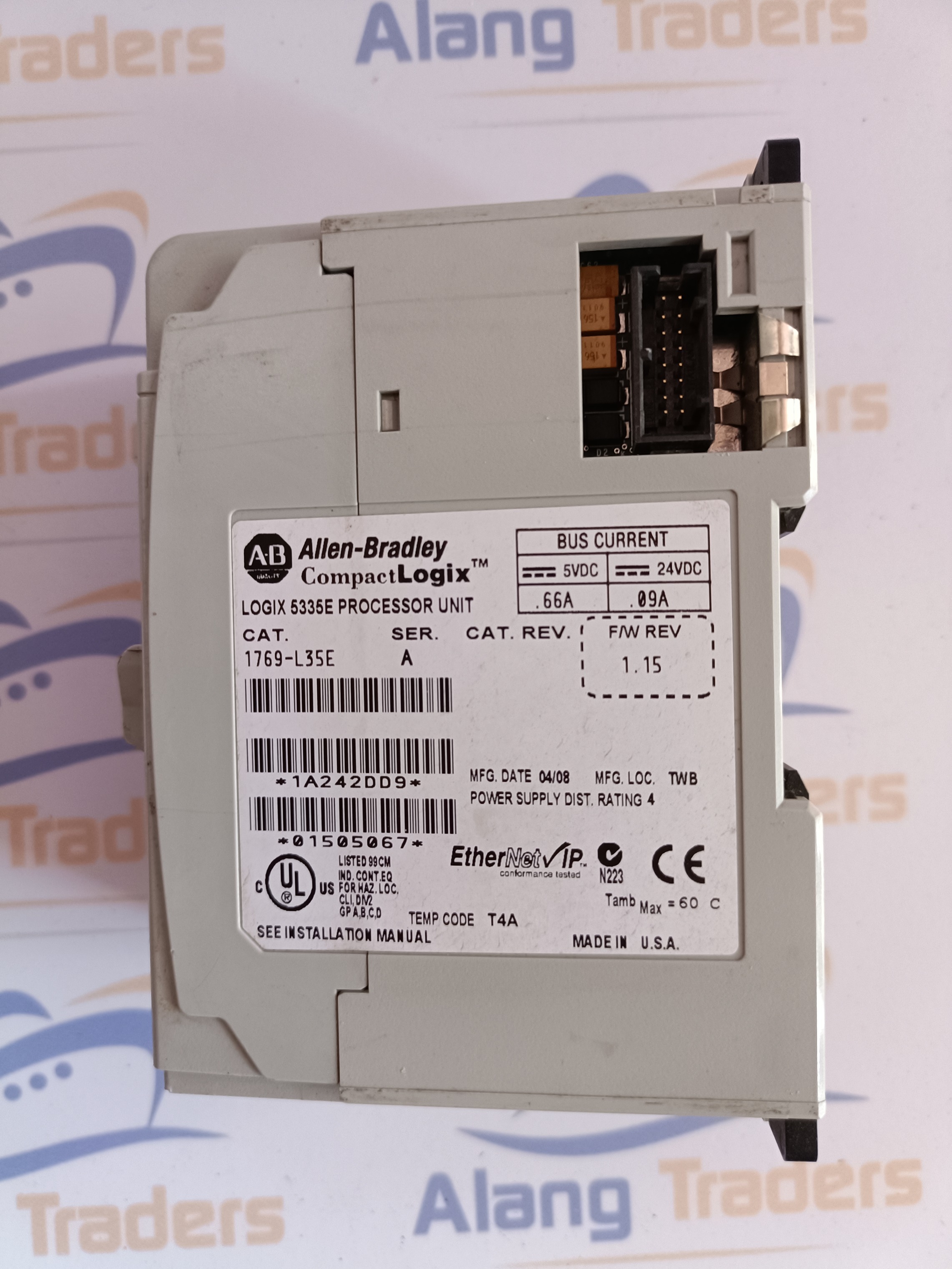 Allen Bradley Compactlogix Controller 1769-l35e - Application: Industrial