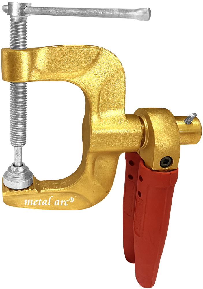 St3 Series C Type Earth Clamp St3b8ri - 1200 Amps - Color: Brass/ Bronze
