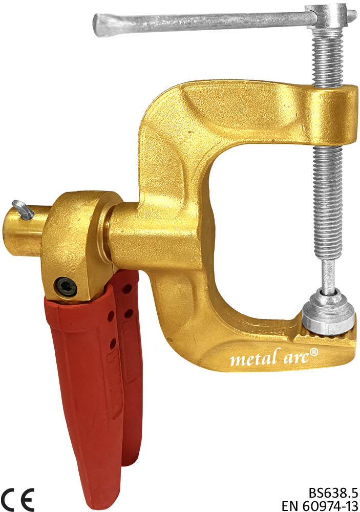 St3 Series C Type Earth Clamp St3b8ri - 1200 Amps - Color: Brass/ Bronze