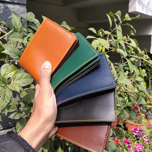 Customized Faux Leather Wallet - Durable Design With 2 Cash Slots, 3 Card Slots | Personalize With 49 Charms, Ideal Gift For All Occasions