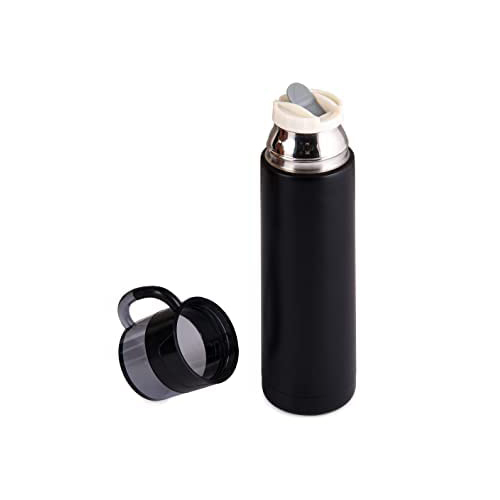 Himoksh Bliss - 500ml Vacuum Insulated Stainless Steel Water Bottle | Elegant, Leak Proof, Double Walled Design, Retains Temperature For Hours, Ideal For Outdoor Adventures
