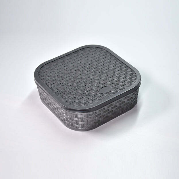 Plastic 4 Sections Multipurpose Dry Fruit Chocolates Mouth Freshener Sweet Box Set Serving Tray