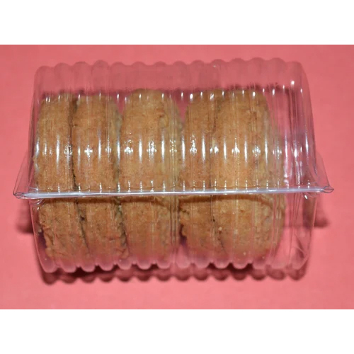 Round Biscuit Tray - LDPE Material, Versatile Design for Round Biscuits and Snacks, Soft Texture with 3-Side Seal Packing