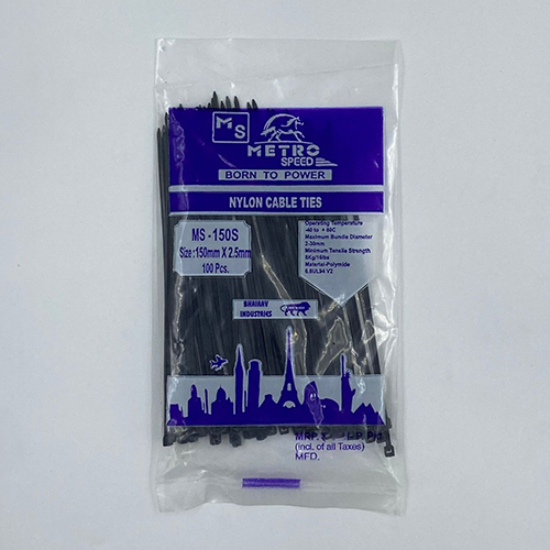 Nylon Cable Tie - Color: White / Black