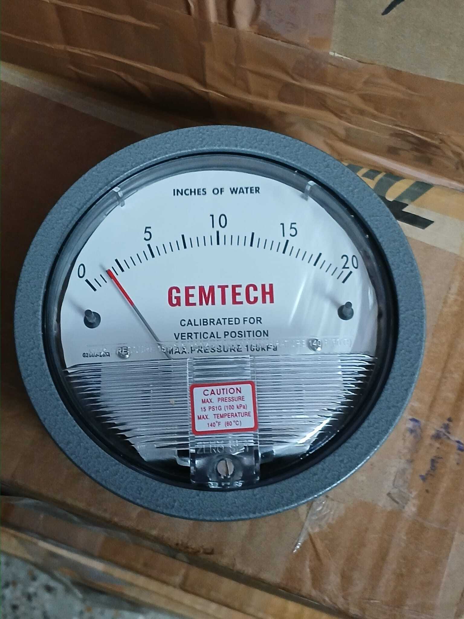 Gemtech Differential Pressure Gauge Wholesaler Near Safdarjung Hospital