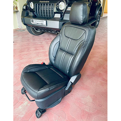 Designer Car Seat Cover - Material: Leather