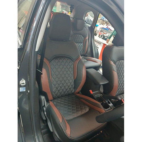 Fancy Car Seat Cover - Material: Leather