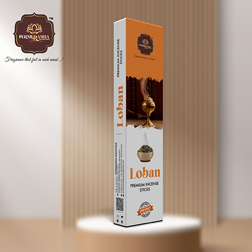 Loban Premium Incense Sticks - 100% Natural Bamboo, Eco-Friendly Herbal Aroma for Meditation and Relaxation