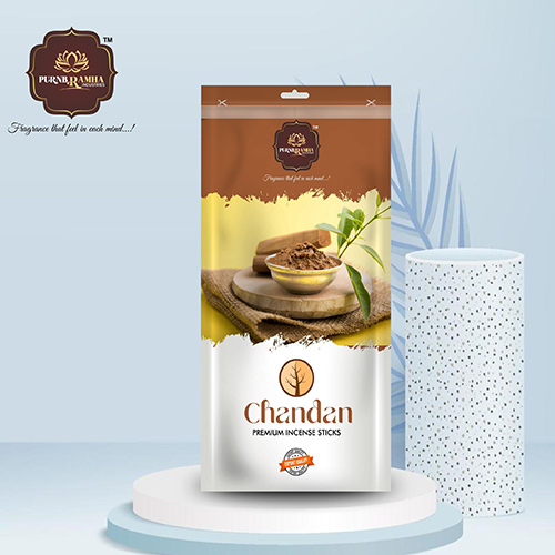 Chandan Premium Incense Stick - 100% Natural Bamboo, Herbal Aroma | Eco-Friendly Indian Incense for Meditation and Relaxation