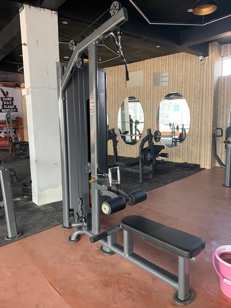 Lat Pulldown With Rowing Machine