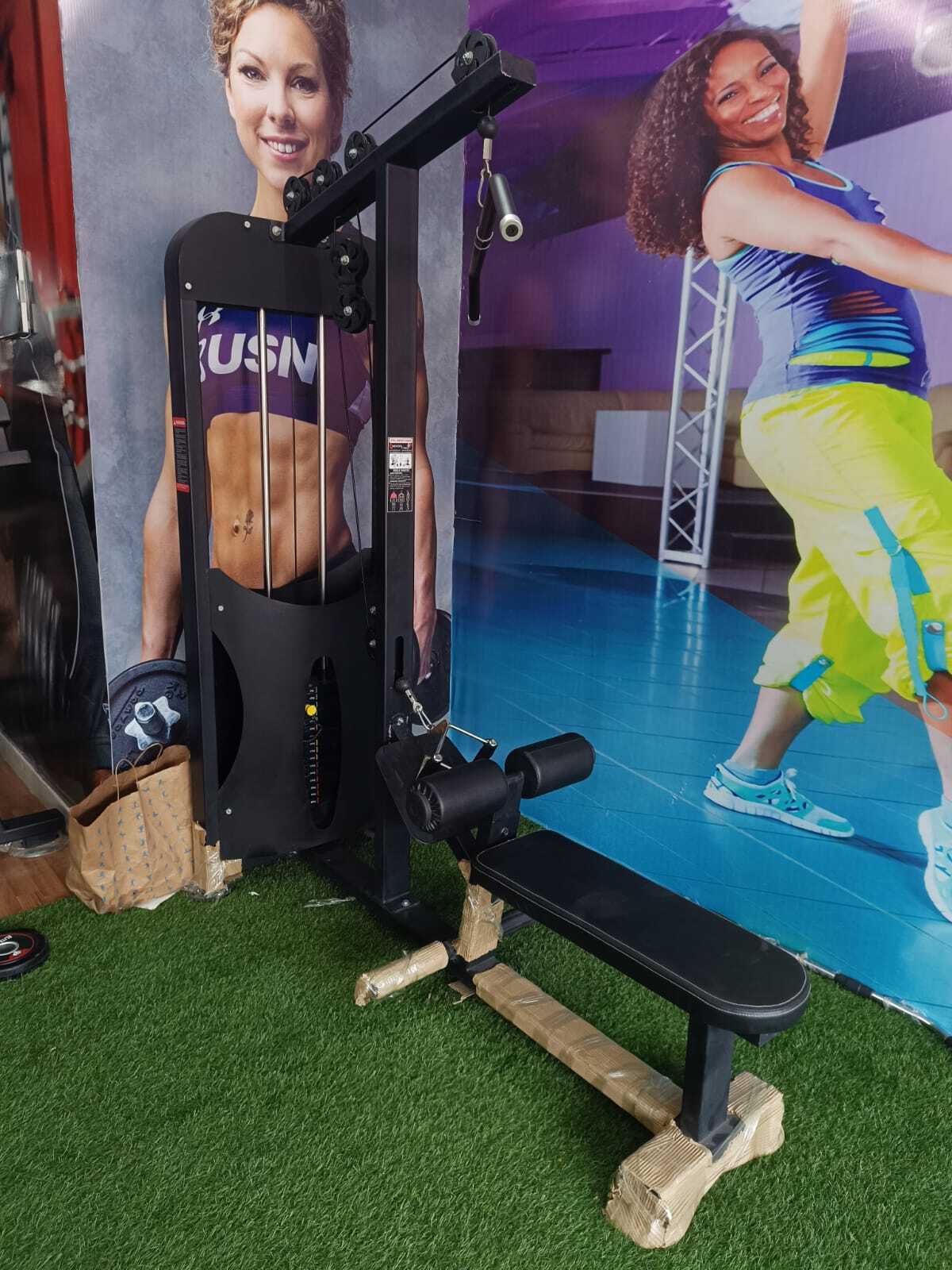 Lat Pulldown With Rowing Machine