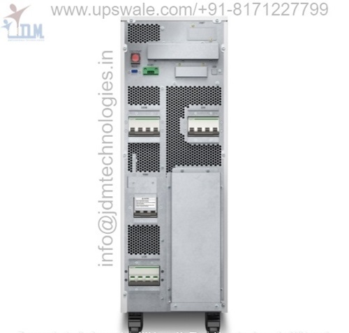 Apc 20 Kva 3-phase Industrial Easy On-line Ups - 800x250x770 Mm, White, 400 Volt Output, 10 Minutes Back-up Time, 3 Hours Recharge Time, 2-year Warranty, Includes Dust Filter & Installation Guide