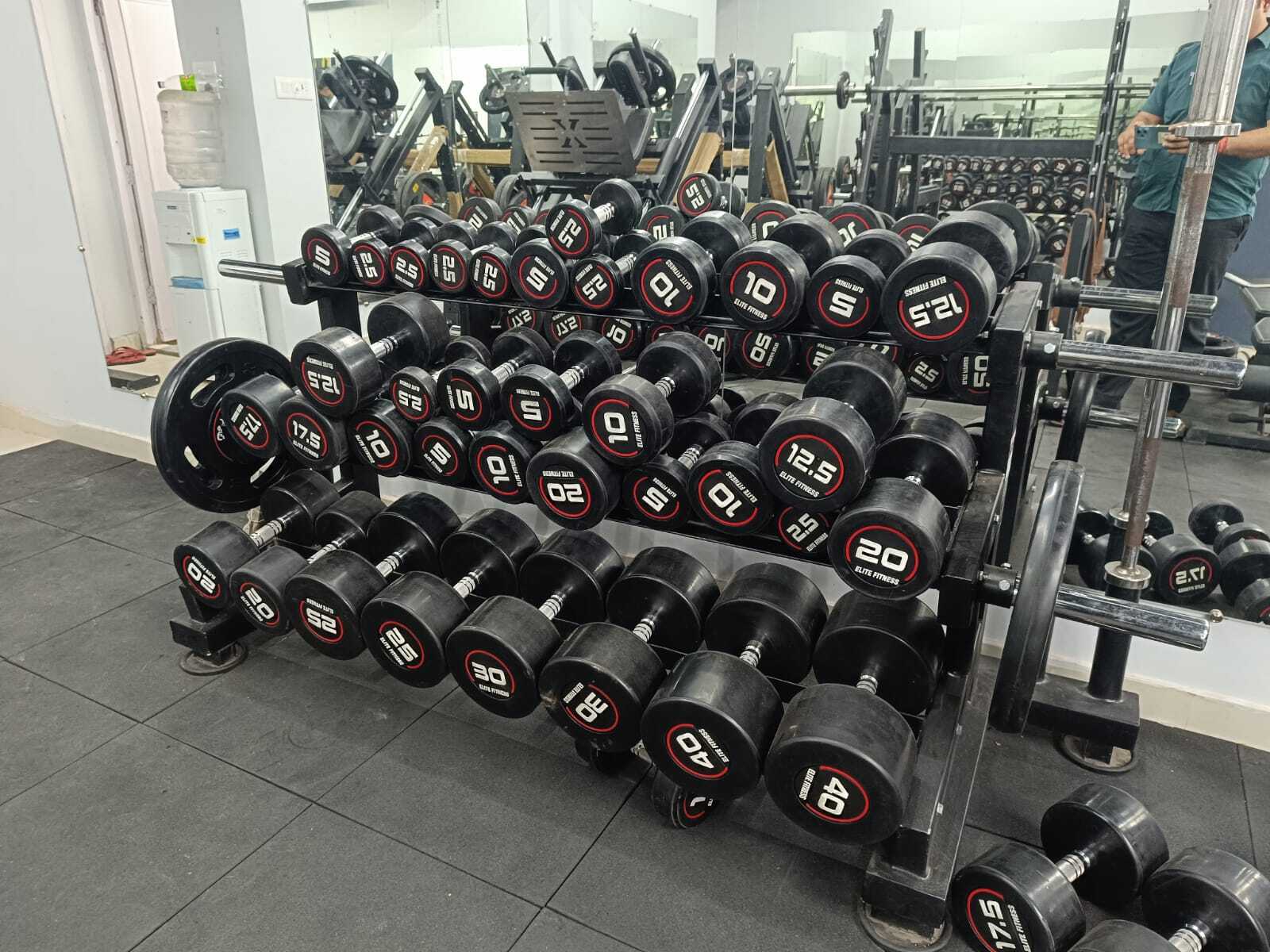 Heavy Duty Dumbbell Rack - 12 Gauge Rectangular Or Capsule Apollo Isi Pipe, Advanced Double Effect Welding Technology For Stability, Soft Foam Seat Cover For Comfortable Workouts, 1 Year Warranty